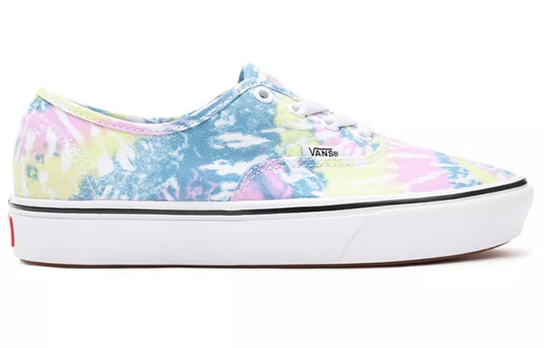 Кроссовки authentic comfycush 'tie-dye' Vans, белый — фото 2