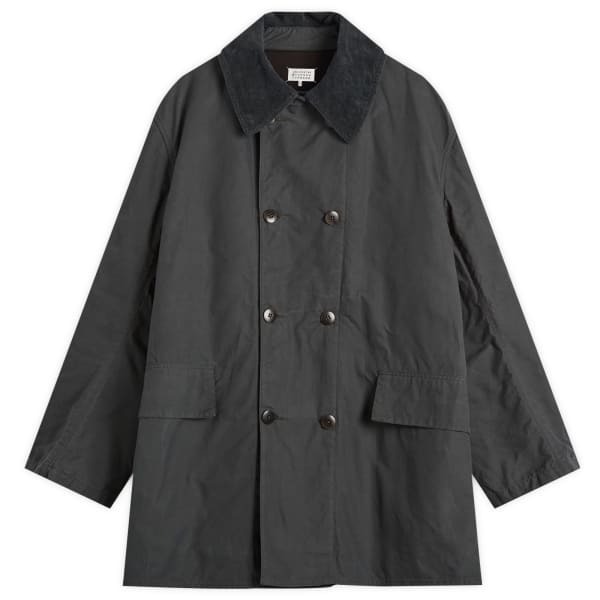 

Хлопковое пальто для автомобиля Maison Margiela, черный