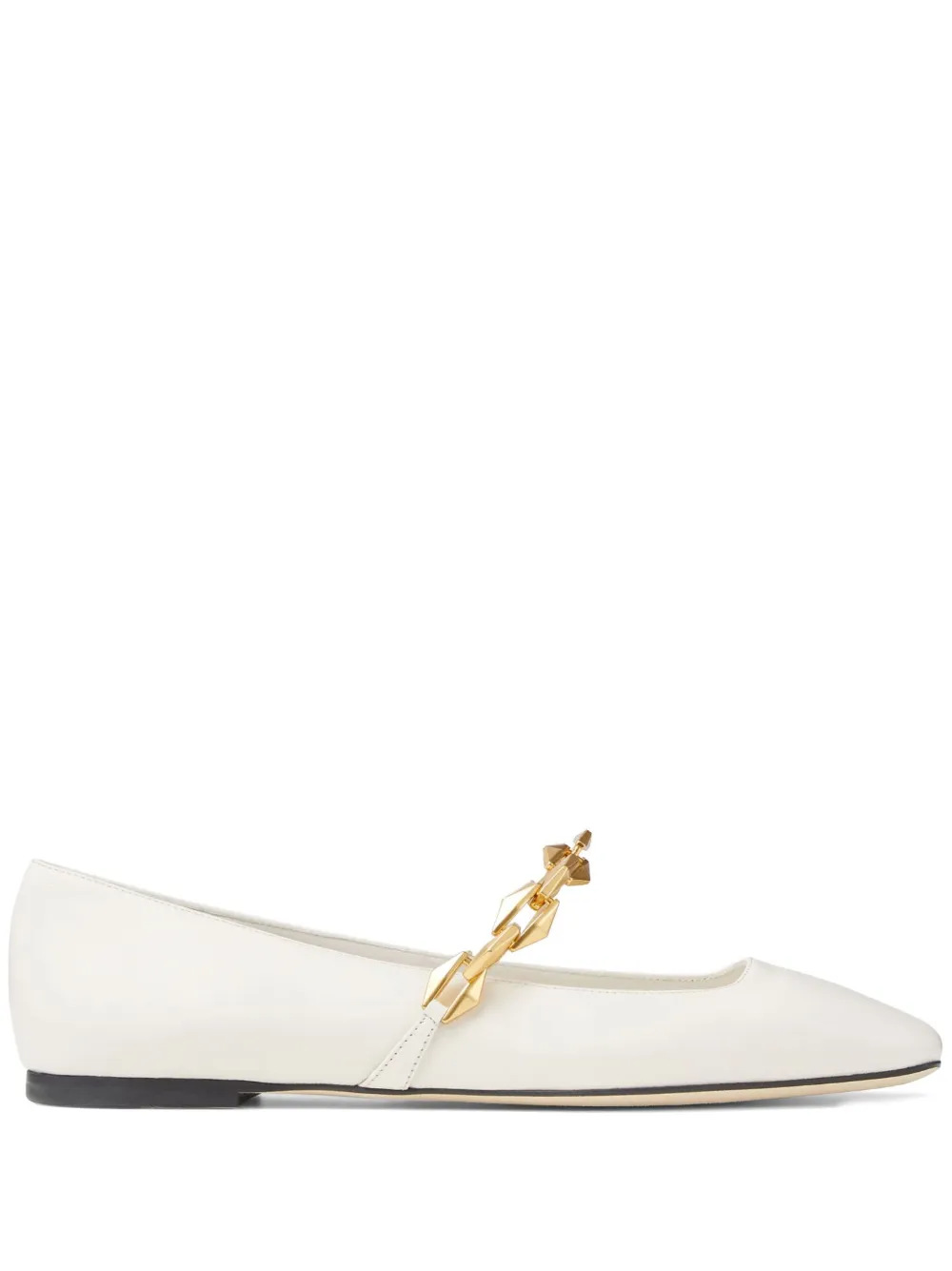 Балетки Diamond Tilda JIMMY CHOO, белый