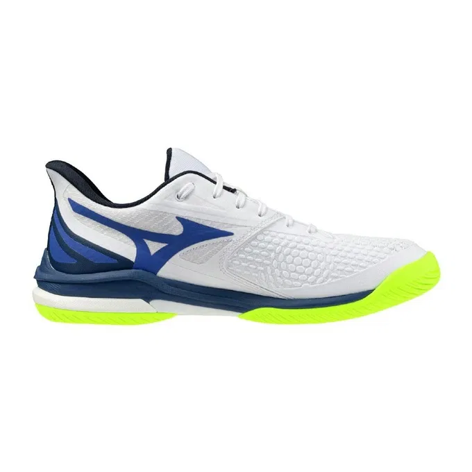 Теннисные кроссовки «Wave Exceed Tour 7 AC» от Mizuno, White X Blue (20) — фото 3