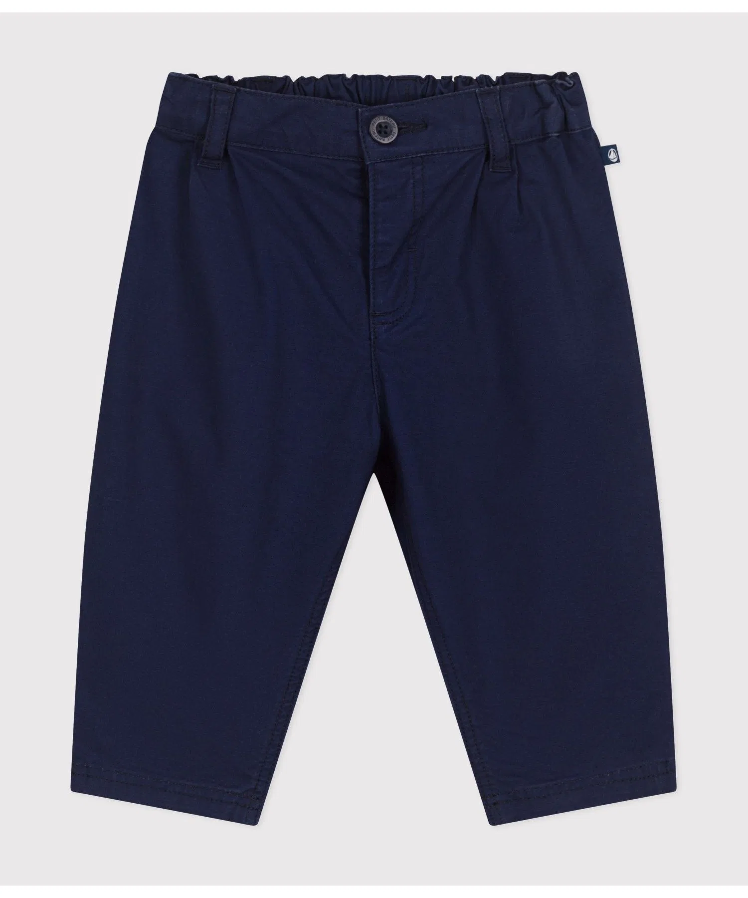 Детские брюки PETIT BATEAU из хлопка бежевые — фото 3