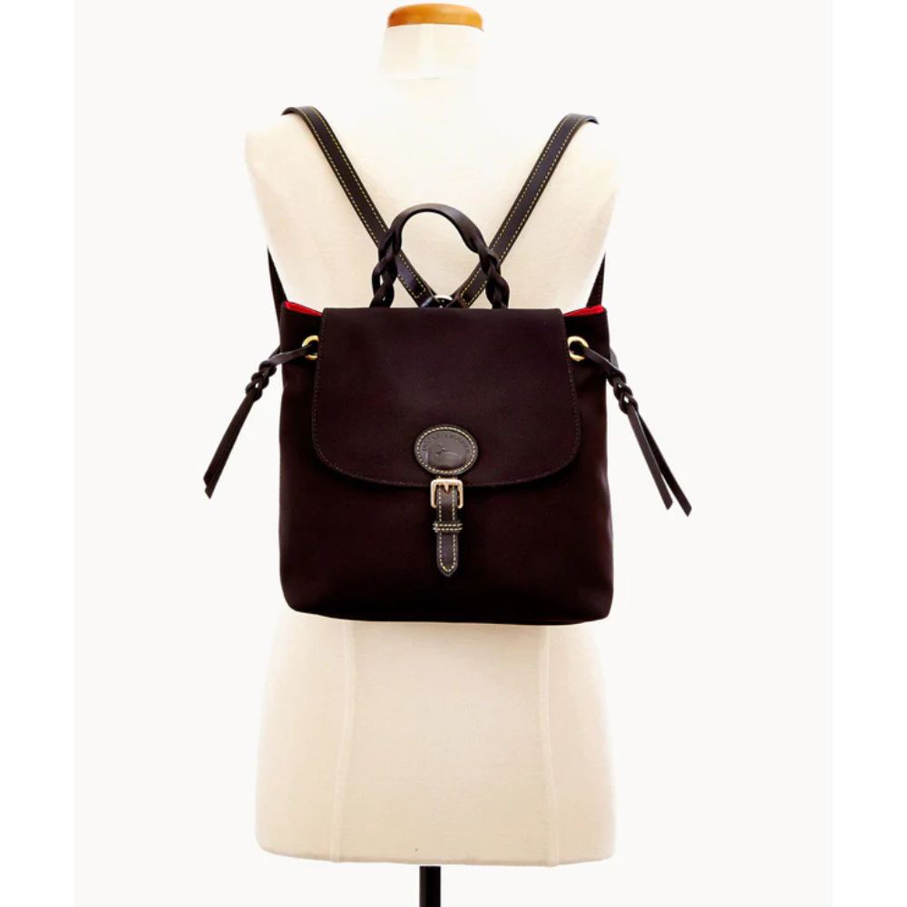 

Dooney & Burke Женский рюкзак Dooney & Bourke из черного холста и нейлона