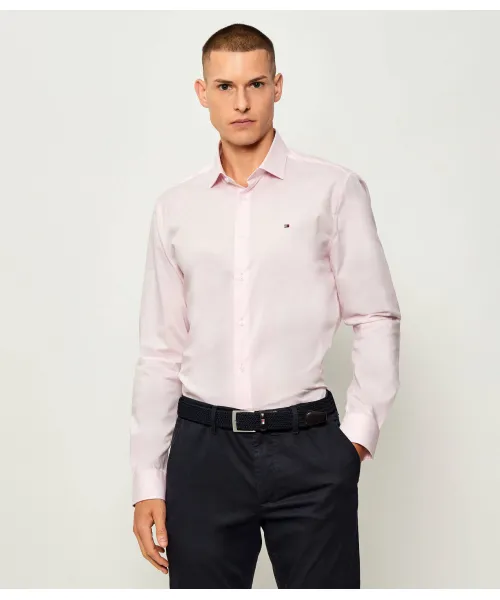 

Рубашка Slim fit Tommy Hilfiger, розовый