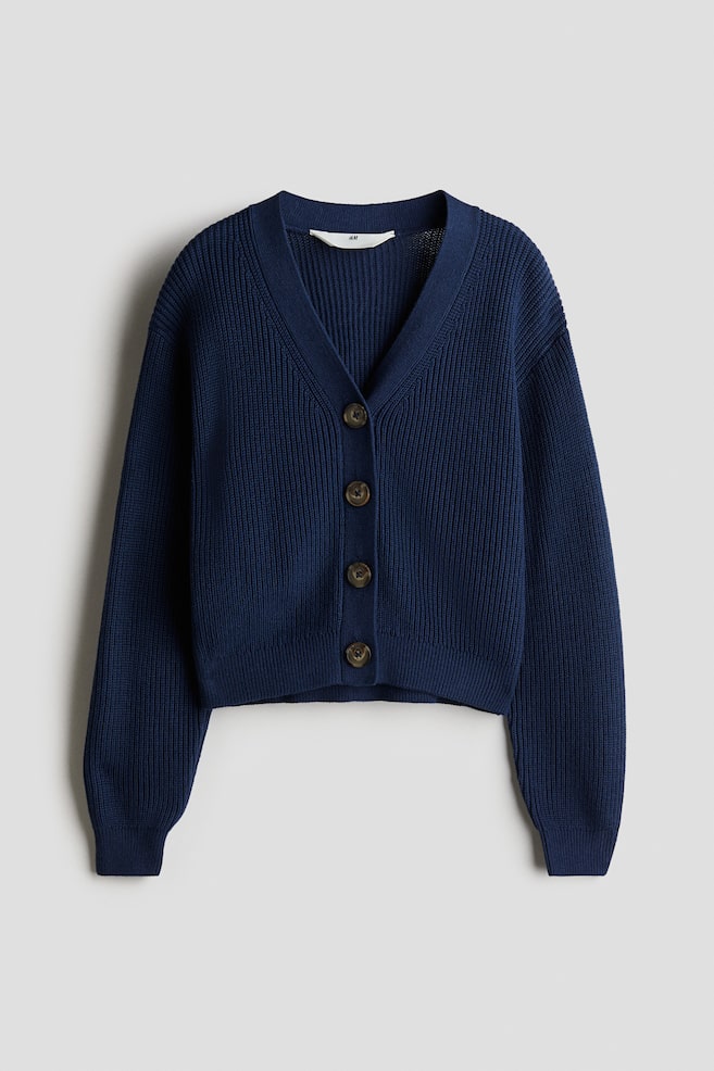 

Кардиган в рубчик H&M, синий
