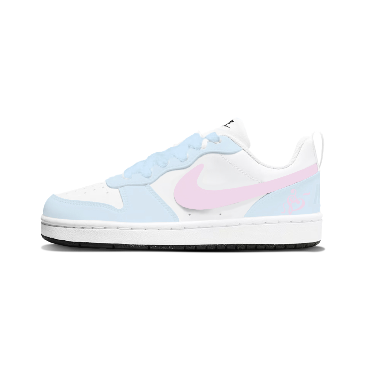 

Кроссовки для скейтбординга Court Borough с защитой от ударов и истирания низкие детские подростковые Nike, розовый