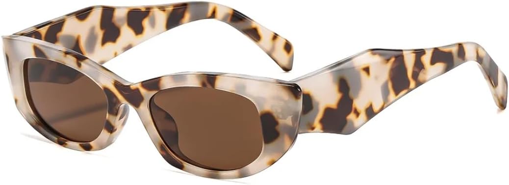 

Ретро-солнцезащитные очки «кошачий глаз» в черепаховой оправе, женские, с оригинальной нестандартной оправой, универсальные, мужские очки с защитой от УФ-излучения UV400 UATXTAU, Tortoiseshell