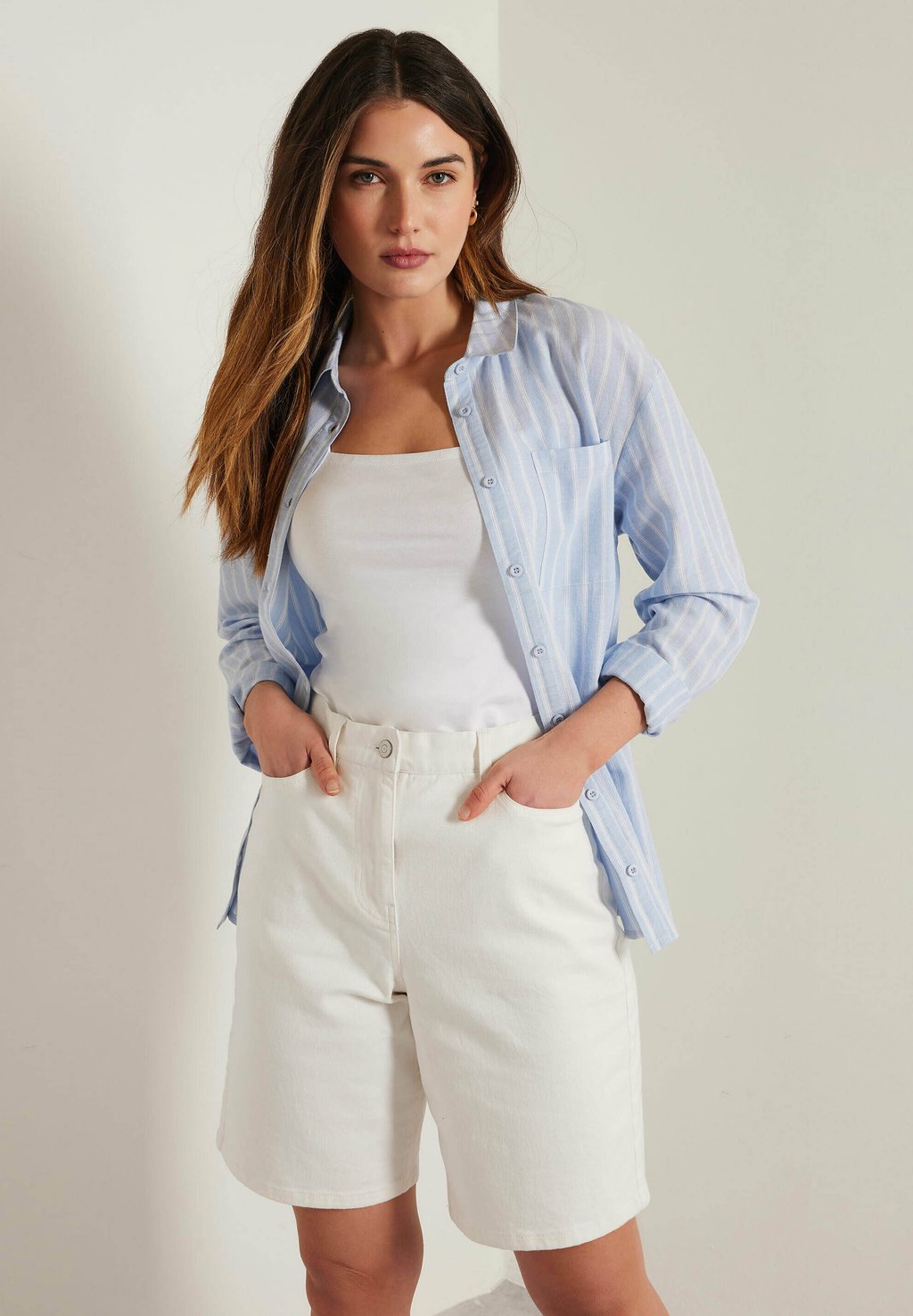 

Джинсовые шорты Long Tall Sally, белый