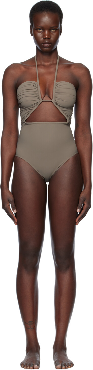 

Серый купальник Hollywood Prong Bather Rick Owens