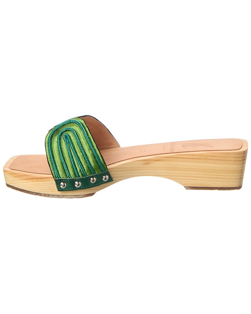 Древнегреческие сандалии The Harness Clog Ancient Greek Sandals, зеленый — фото 2