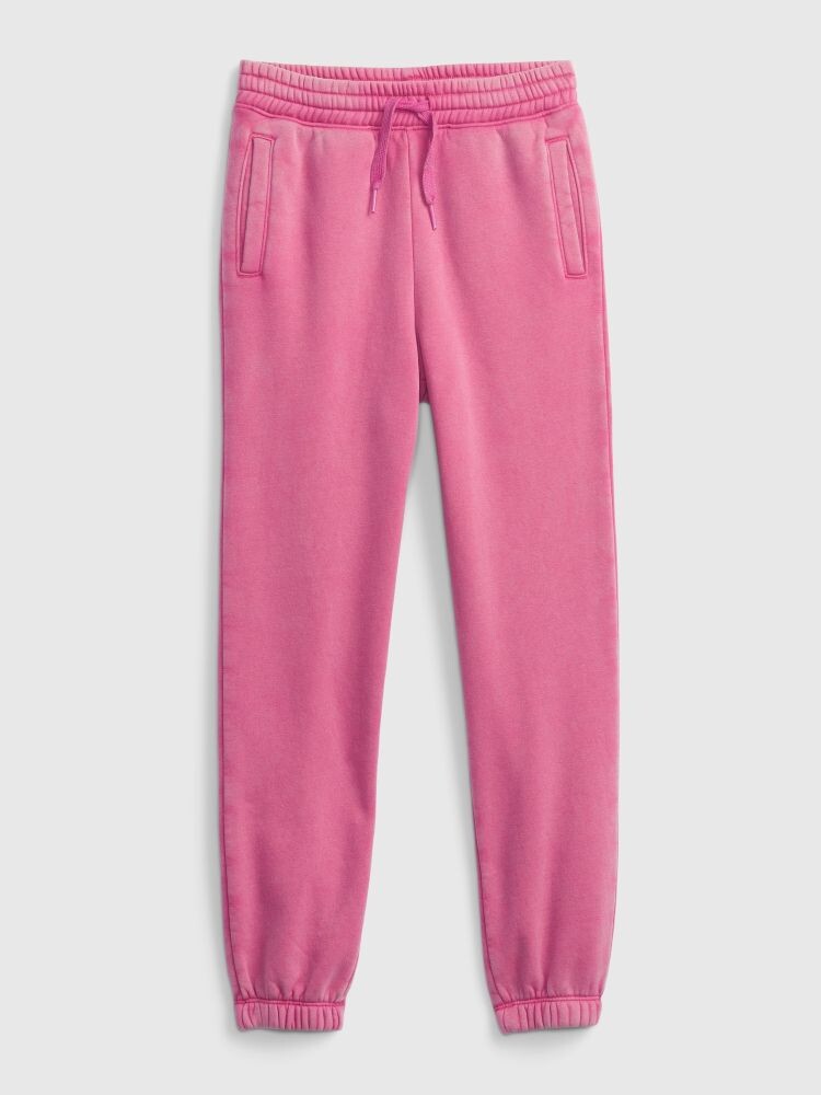 

Детские флисовые спортивные штаны Gap, розовый