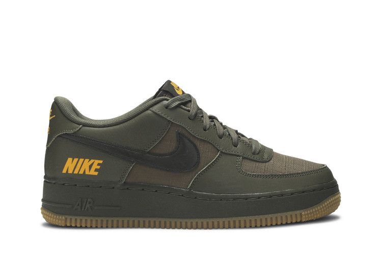 Кроссовки Nike Air Force 1 LV8 Gore-Tex BG 'Olive', зеленый — фото 2