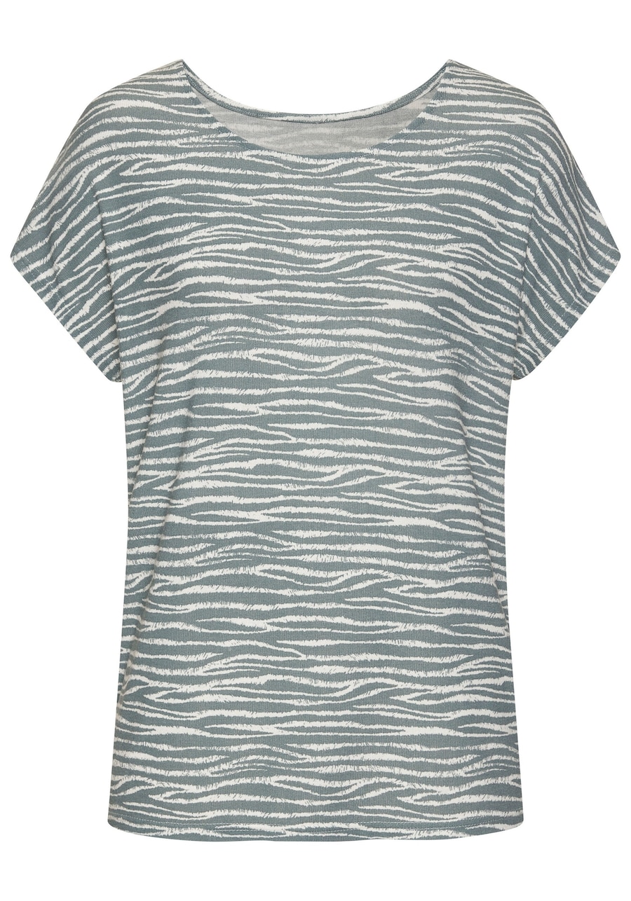 

Рубашка LASCANA, дымчато-синий