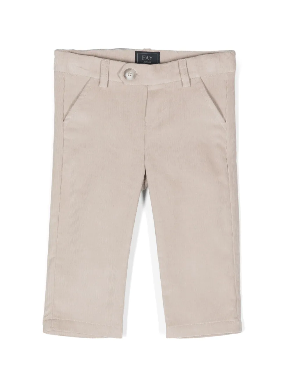 

Вельветовые брюки Fay Kids, нейтральный