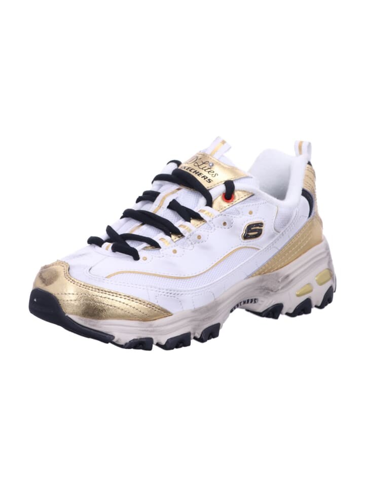 Элегантные туфли на шнуровке Skechers Damen DLITES VINTAGE VISION, белый