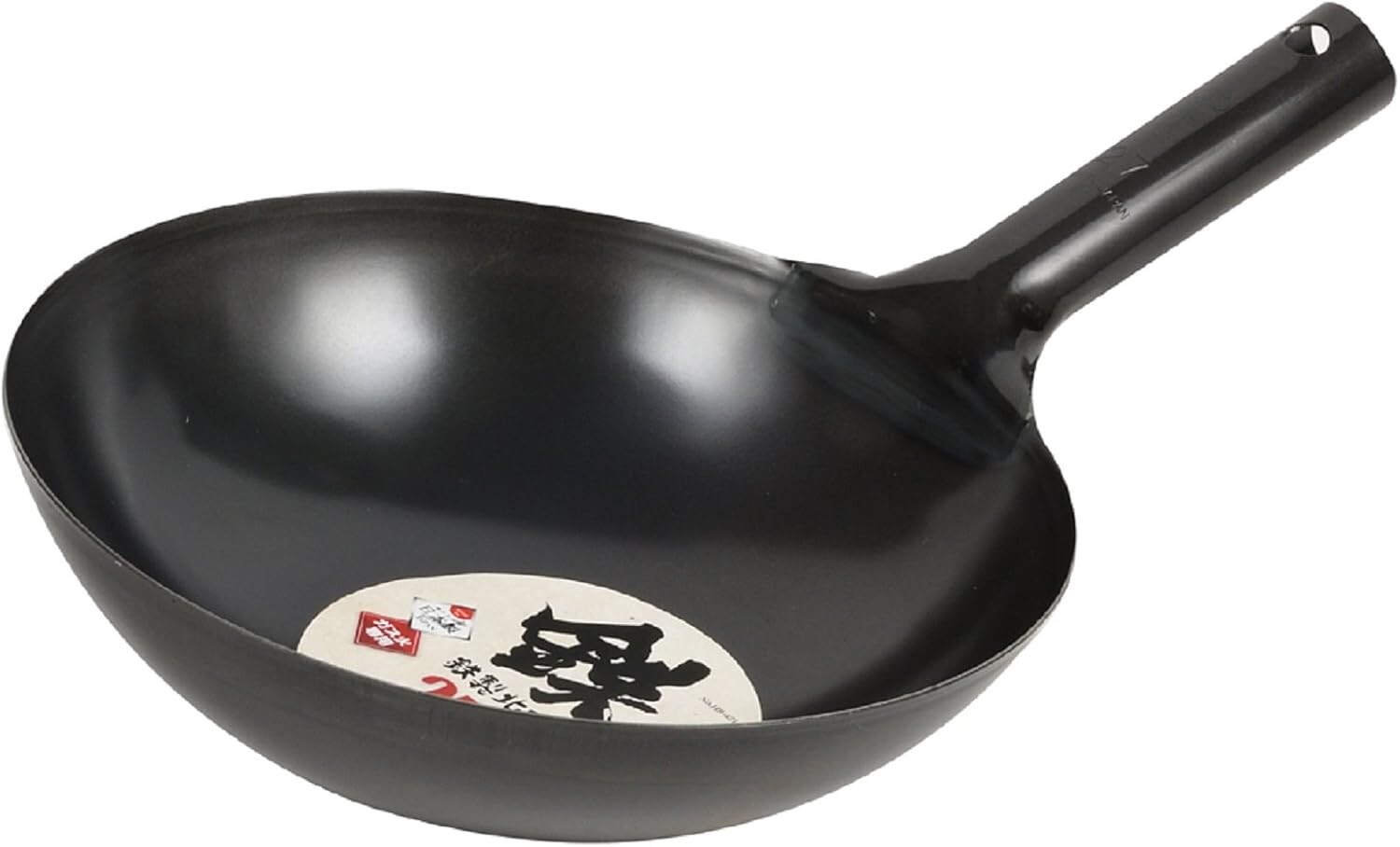 

Pearl Metal HB-4214 Вок, черный, 10,6 дюймов (27 см), железная пекинская кастрюля