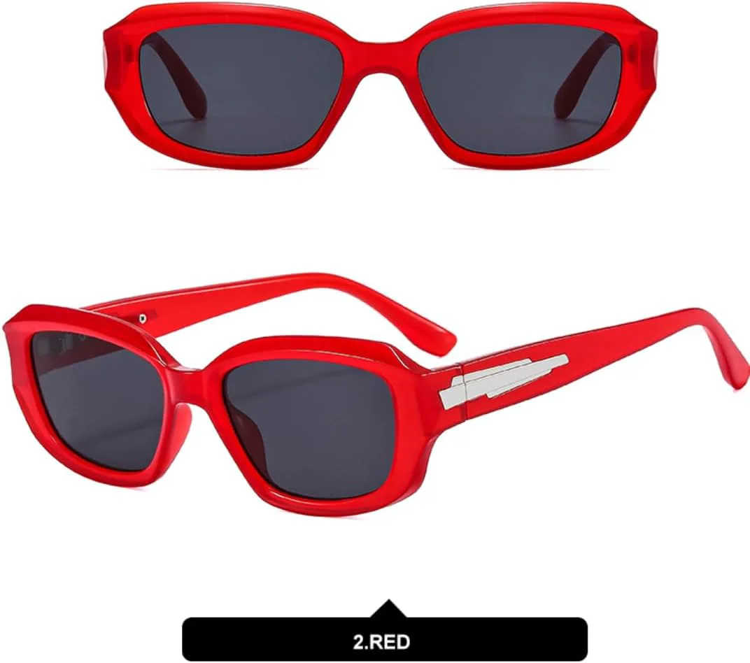 

Ретро-модные панк-солнцезащитные очки для женщин и мужчин, классические винтажные, с защитой от УФ-излучения UV400, для вечеринок на открытом воздухе VFDHN, Black