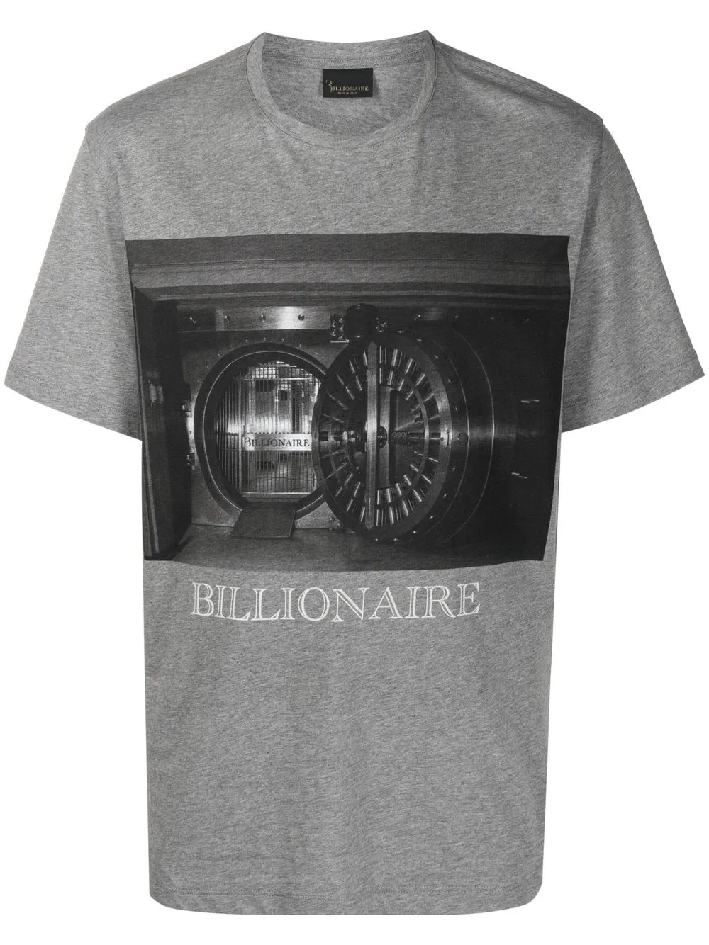 

Футболка с графичным принтом Billionaire, серый