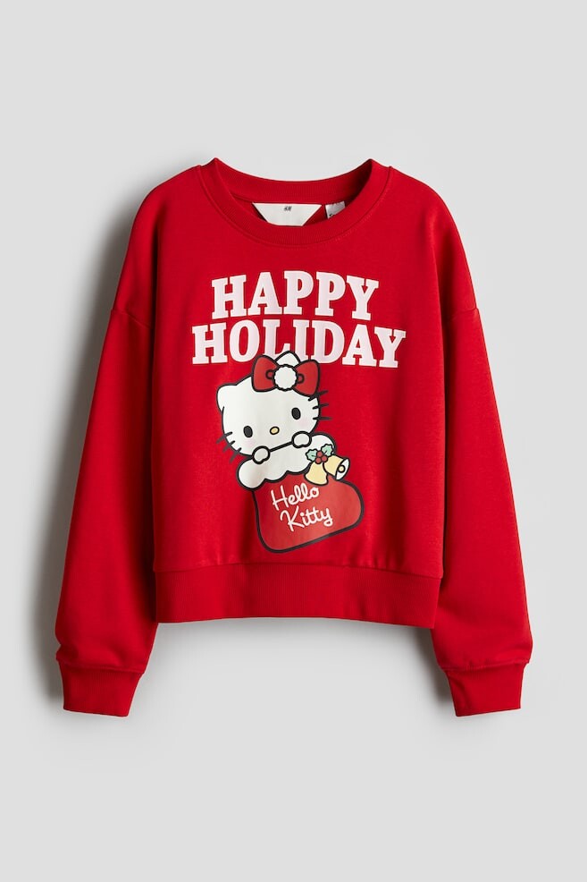 

Толстовка с принтом H&M, красный
