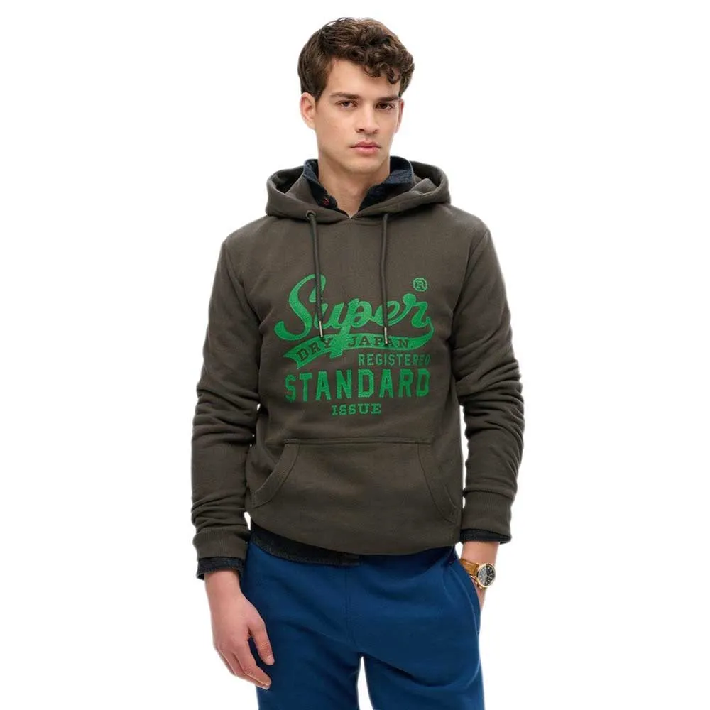 

Худи Superdry Standard Script, черный