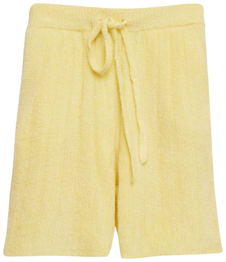 

Шорты The Elder Statesman Chenille Rib Short 'Butter', желтый