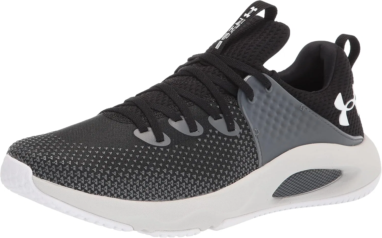 Мужские беговые кроссовки Under Armour HOVR Rise 3, черные, размер EU 49.5, белые, 49.5 EU