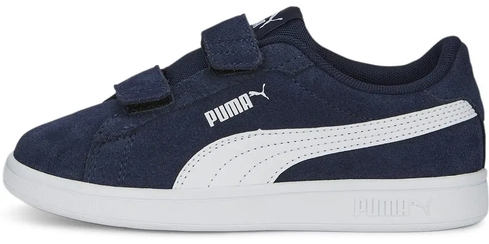 Кроссовки низкие, замшевые, Puma, синий — фото 3