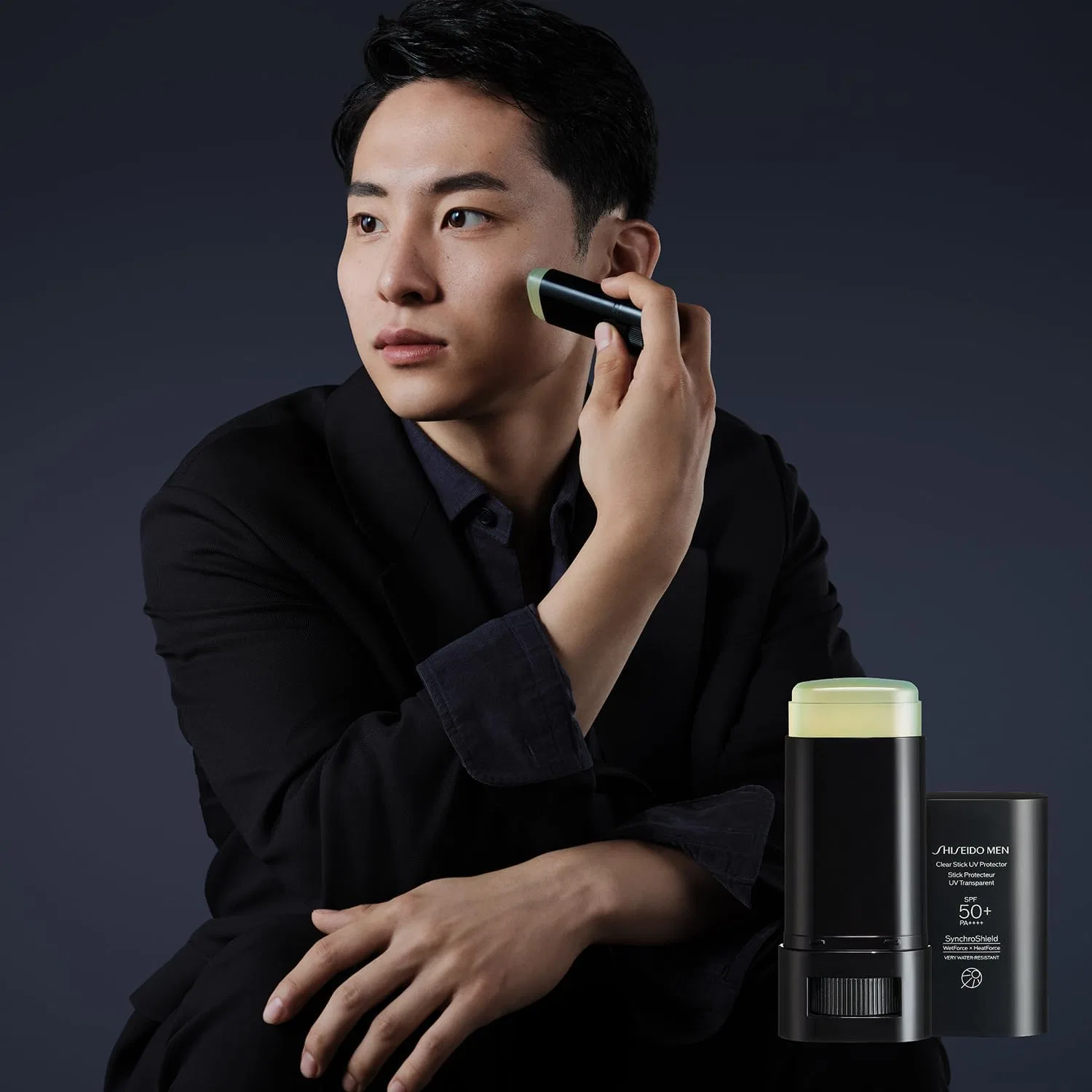 Солнцезащитный стик Shiseido Men Clear Stick SPF50+ PA+++ 20 г — фото 2