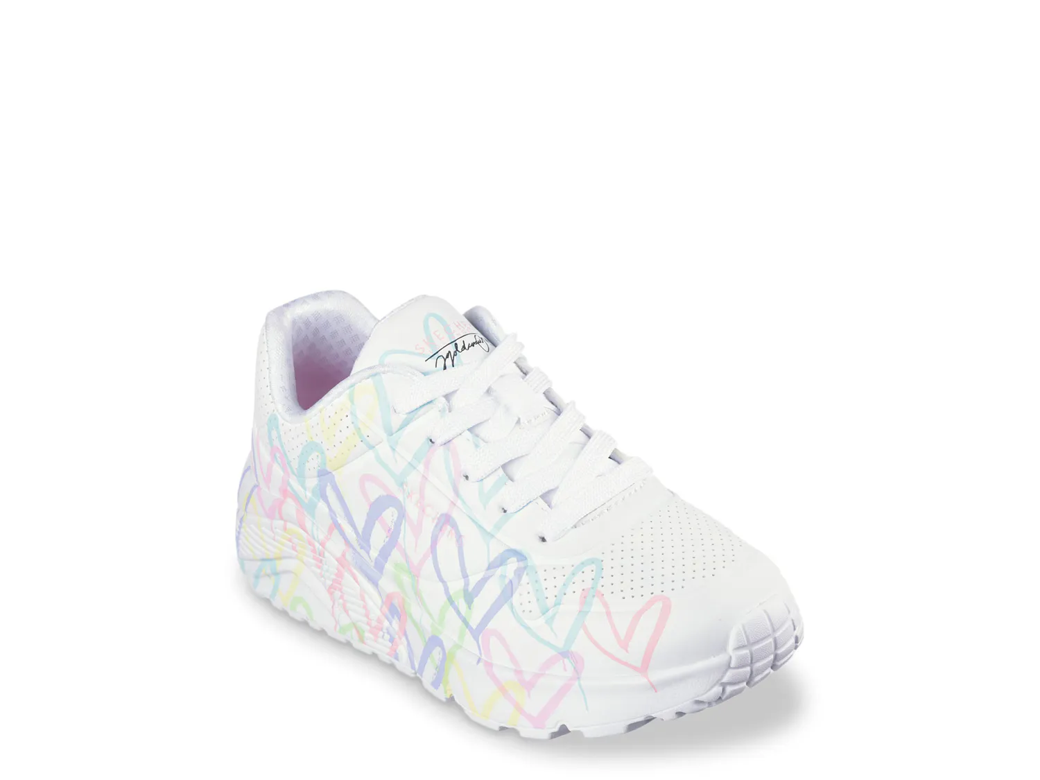 

Кроссовки x JGoldcrown Uno Lite Spread the Love Sneaker Skechers, белый/мультиколор