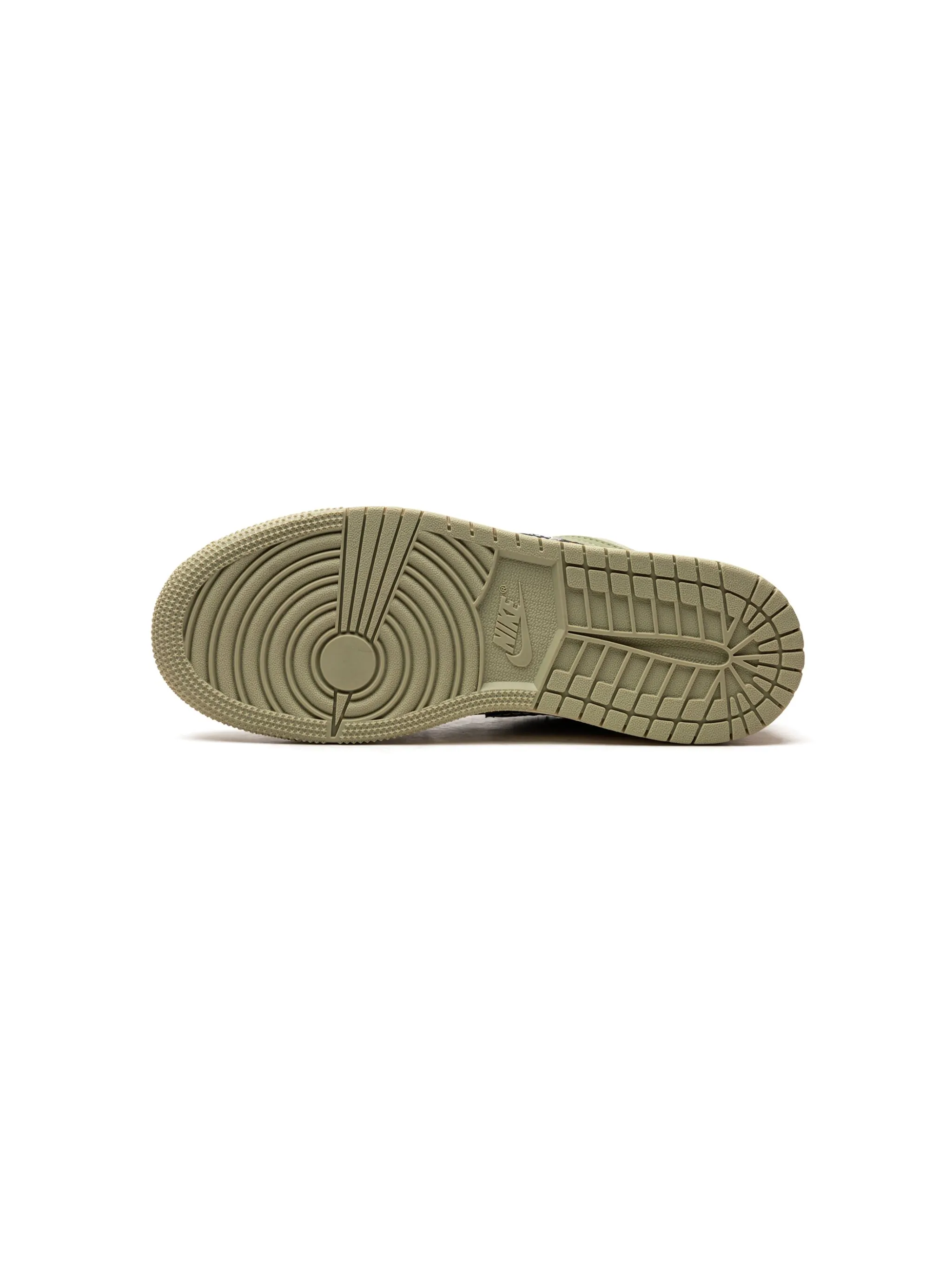Кроссовки Air Jordan 1 Low Craft SE Light Olive Jordan Kids, зеленый — фото 4