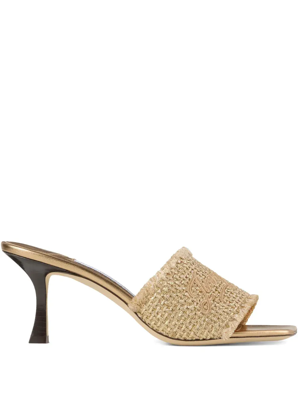 Мюли Alexia 70 JIMMY CHOO, коричневый