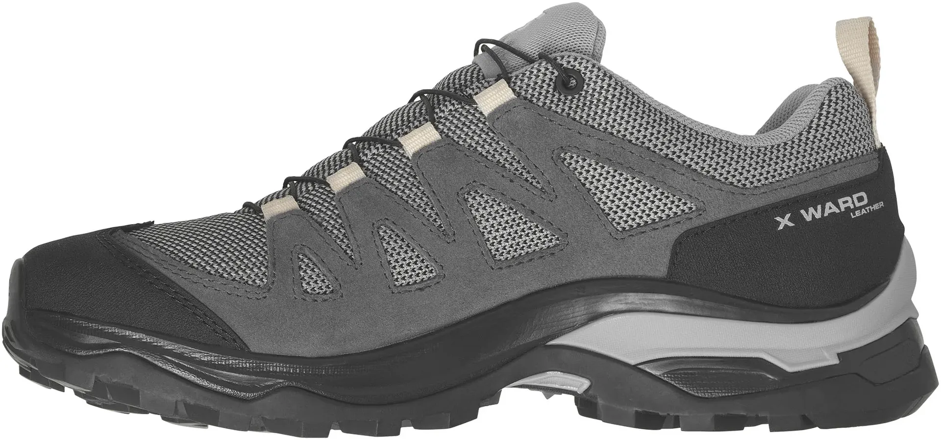 Кроссовки Salomon "X WARD Leather GORE-TEX", водонепроницаемые, серый — фото 2