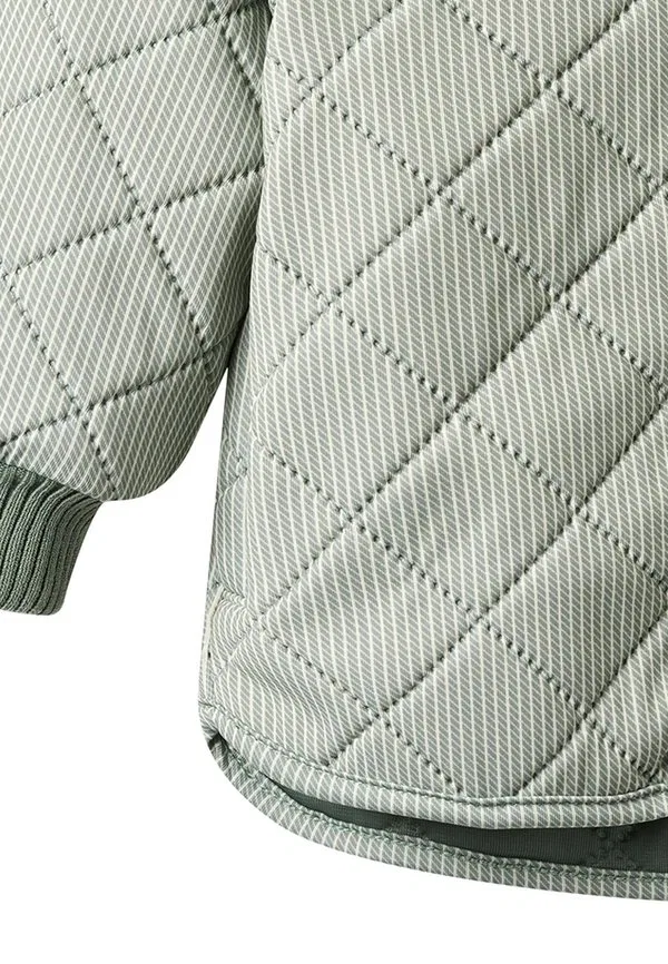 Легкая куртка thermo louis Wheat, Green Stripe — фото 3