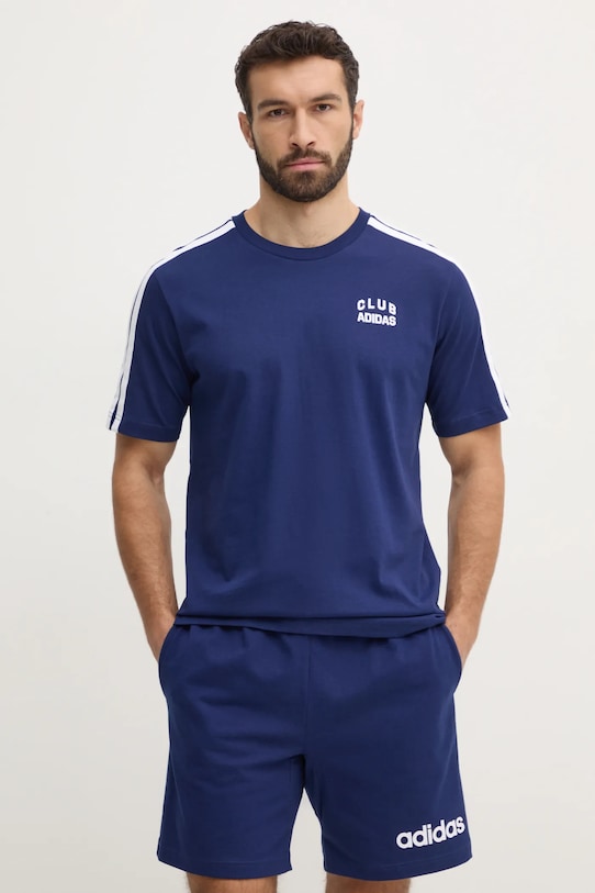 

Футболка хлопковая M C COLLE Collegiate Adidas, темно-синий