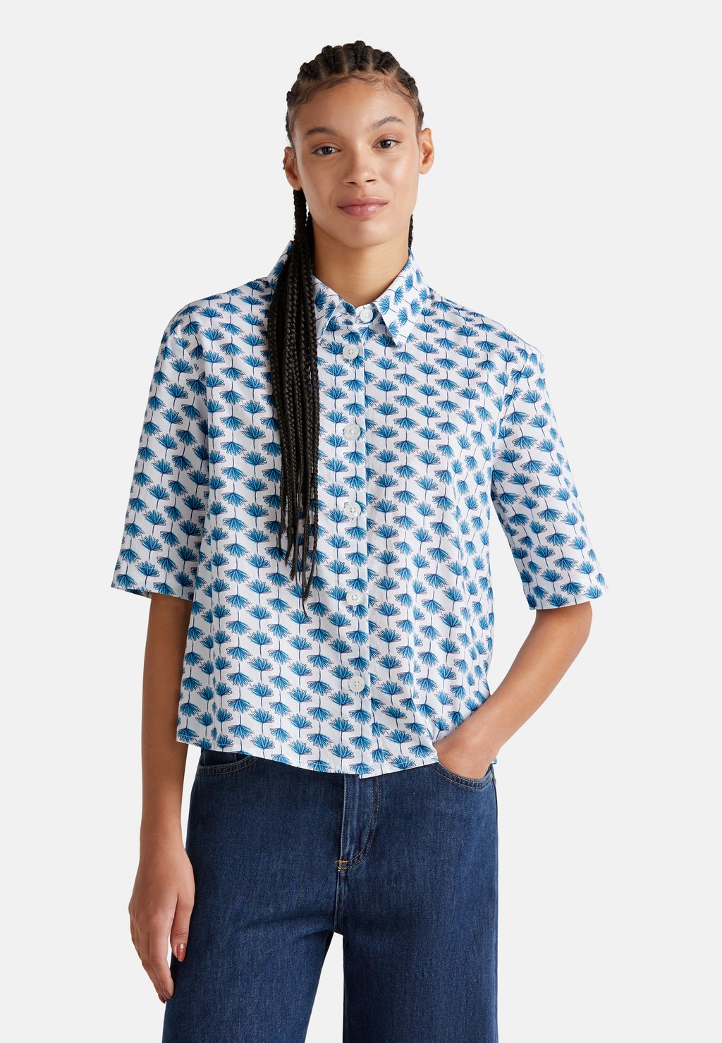 

Блуза PATTERNED IN LIGHTWEIGHT United Colors of Benetton, мультиколор