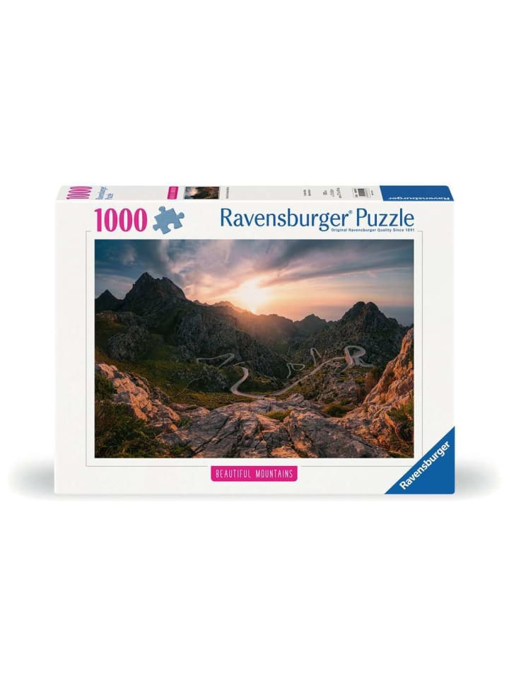 

Пазл Ravensburger, 1000 деталей, Серра-де-Трамунтана, Майорка, в красочных тонах