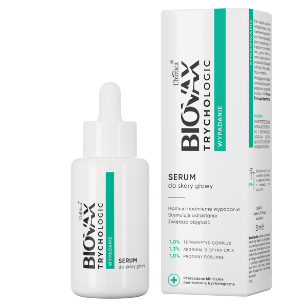 

Сыворотка для кожи головы против выпадения волос, 50 мл L'Biotica Biovax Trychologic