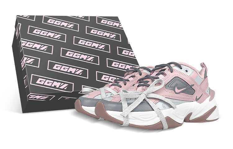

Кроссовки Nike M2K Chunky Sneakers Women's Low-top Gray/Pink, серый