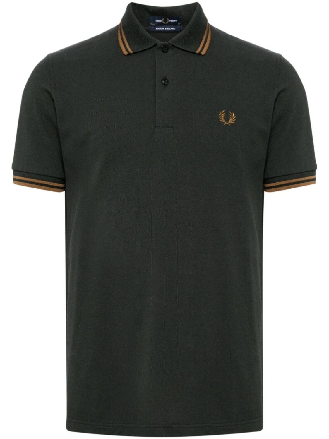 

Fred Perry хлопковая рубашка-поло с вышитым логотипом, зеленый