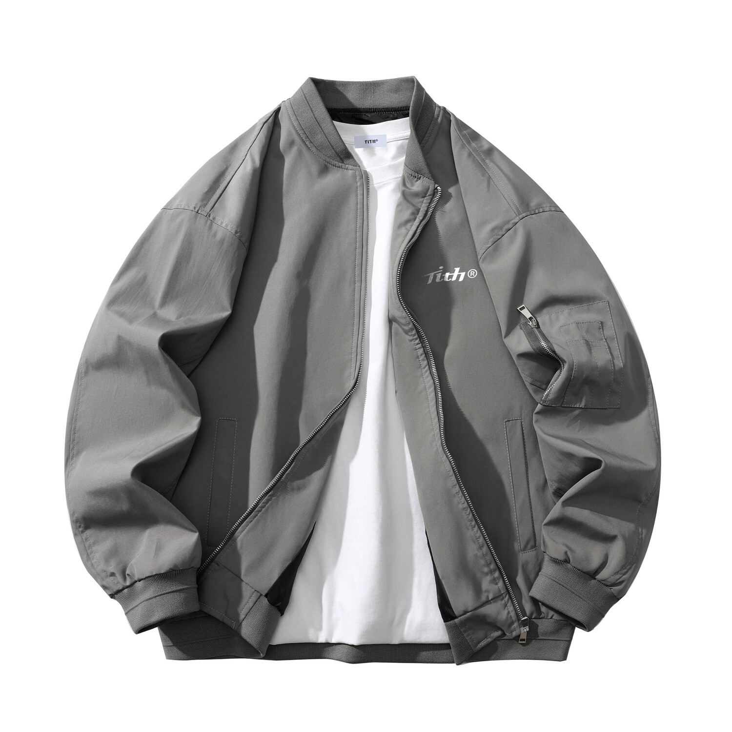 

Куртки Unisex TITH, 2 шт (Серое пальто+Случайная куртка)