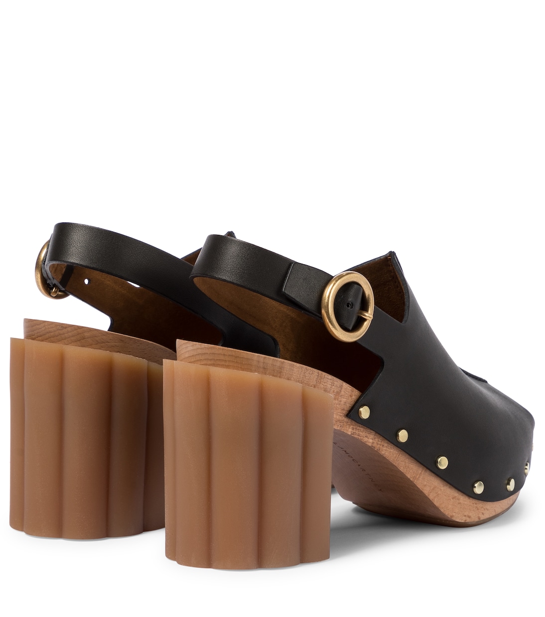Сандалии Daisy из искусственной кожи на платформе Stella McCartney, черный — фото 3