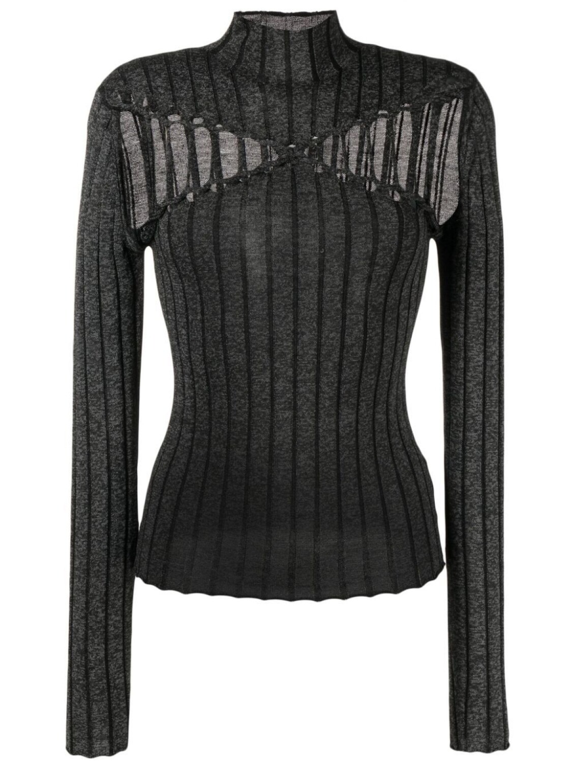 

Dion Lee джемпер с плетеной отделкой, черный