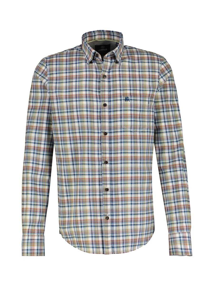 

Клетчатая рубашка LERROS Regular fit Button Up Shirt, разноцветный
