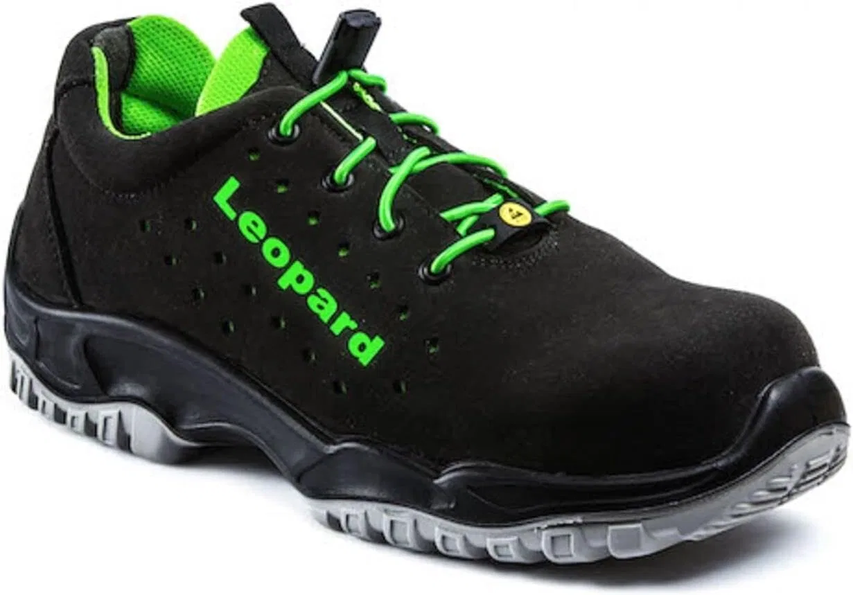 Мужская рабочая обувь, промышленные ботинки Sneaker, Schwarz Grün
