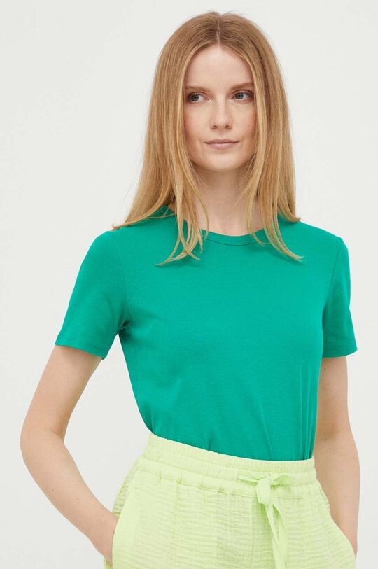 

Хлопковая футболка United Colors of Benetton, зеленый