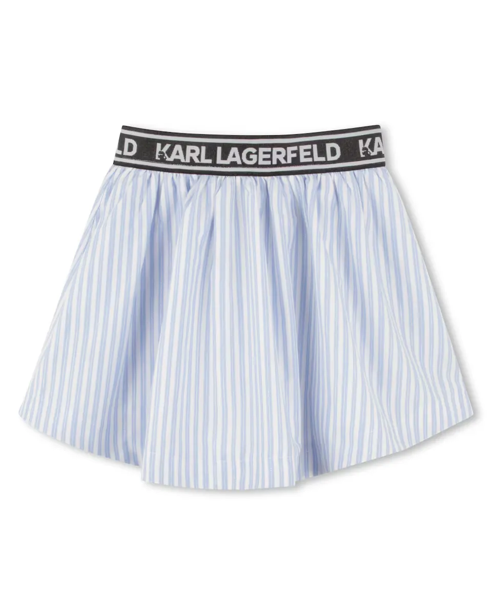 

Разноцветная юбка для девочек в полоску Karl Lagerfeld Kids, многоцветный