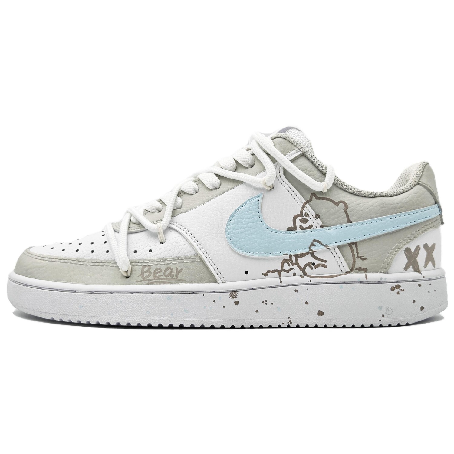 

Женские кроссовки для скейтбординга Nike Court Vision 1, Gray/White