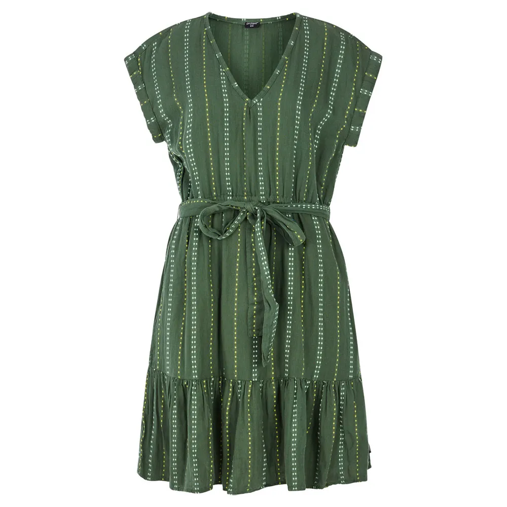 

Платье Protest Waiki short sleeve midi, зеленый