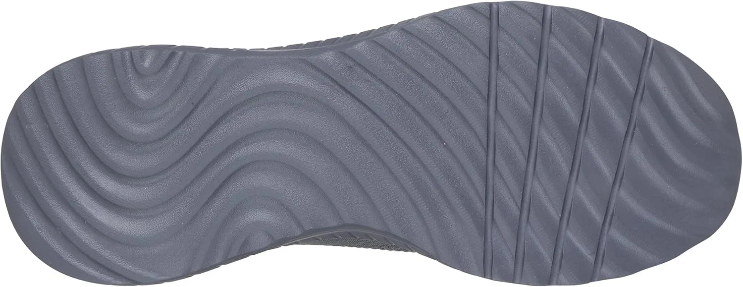 Мужские кроссовки Skechers BOBS Sport Squad Chaos Slip In Trainers - Solid Step, Darkgray — фото 3