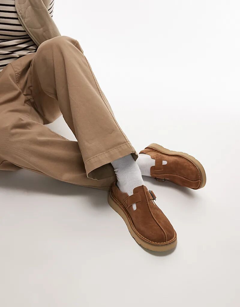 

Мюли Clarks Solsbury из темно-коричневой замши