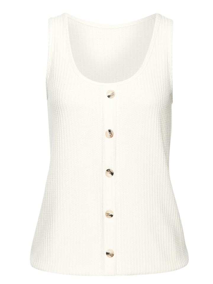 

Топ LASCANA Shirt, кремовый